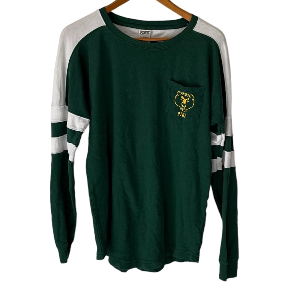 Victoria’s Secret PINK Baylor Bears Pullover Jersey Sweatshirt Size Small